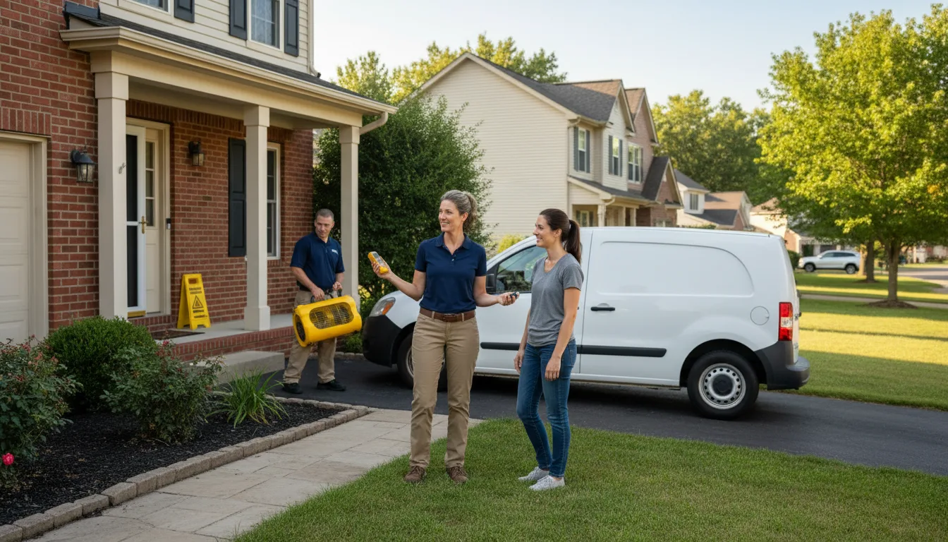 Water restoration image for Dehumidification And Cleanup Services in Wappapello, MO
